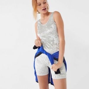 Urban Renewal Womens Remnants Velvet Tank Short Romper size S/P